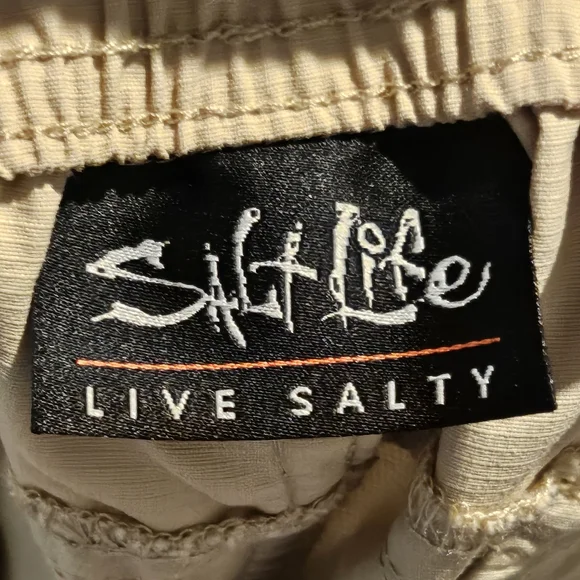 NWOT Salt Life Nylon Cargo Fishing Shorts - Size XL 7.5" Inseam - Picture 12 of 13